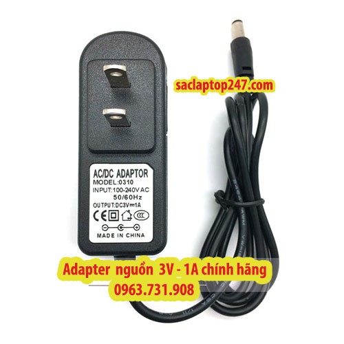 Adapter nguồn 3V 1A chính hãng