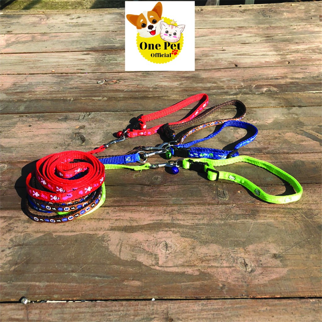Yếm dắt chó, Dây dắt Chó dạng yếm nhỏ bản 1cm phù hợp với Chó Mèo dưới 6kg - One Pet Shop