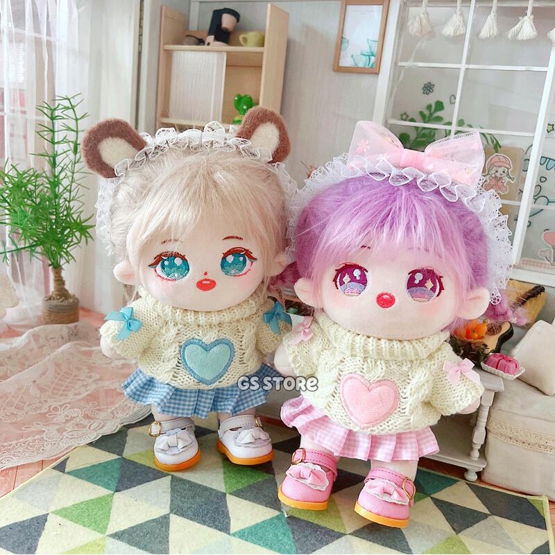 Búp Bê Hình Thần Tượng Xiao Zhan Yibo Chen Linong Taeyeon Jessica SULLYOON Mùa Đông 20cm