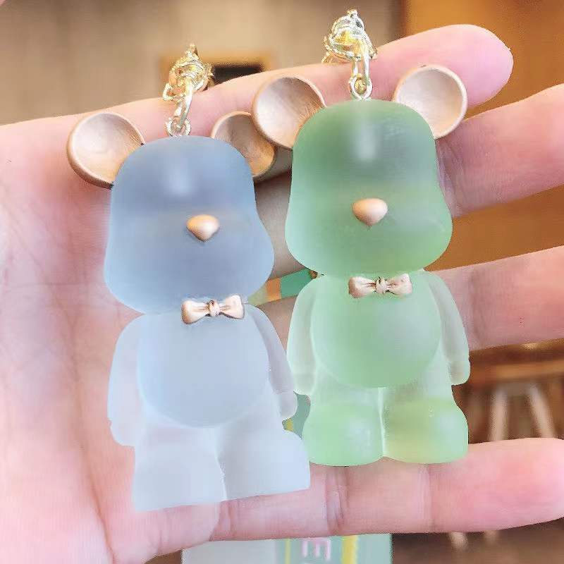 Móc Khóa Hình Gấu Đính Đá Xinh Xắn Dễ Thương