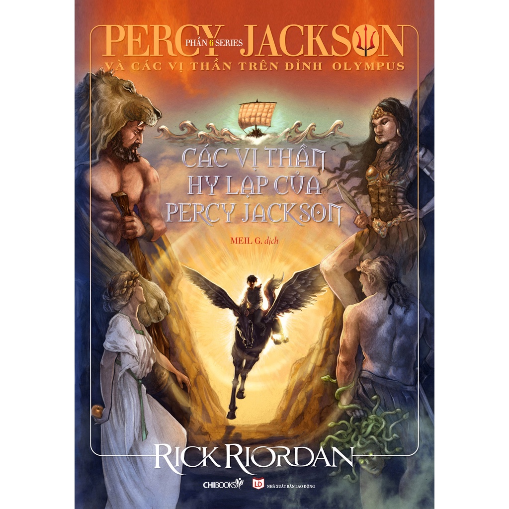 Sách: Các vị thần Hy Lạp của Percy Jackson (Phần 6 bộ Percy Jackson và các vị thần trên đỉnh Olympus)