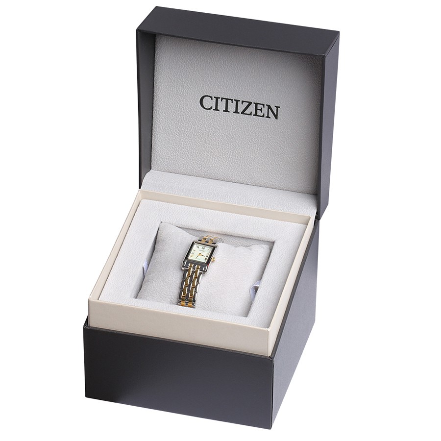 Đồng Hồ Đôi Citizen Dây Kim Loại Pin-Quartz BH3004-59D (Nam) EJ6124-53D (Nữ) - Mặt Xà