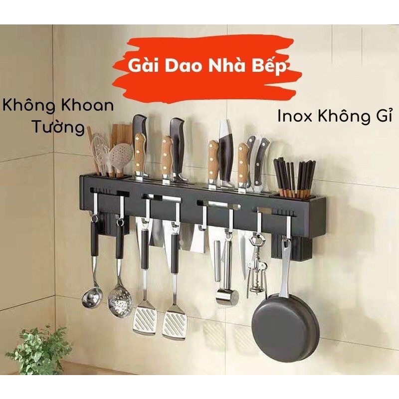Kệ Treo Dao, Đồ Dùng Nhà Bếp Siêu Chắc Dài 51CM