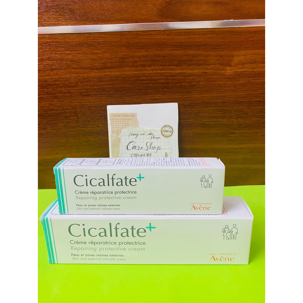 Kem phục hồi Avene Cicalfate + 40ml 100ml - nội địa Pháp / Creme reparatrice tái tạo da, làm lành thâm sẹo