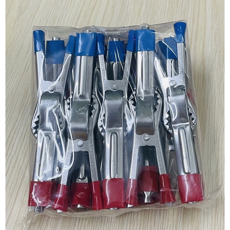 KẸP ACQUY CÁ SẤU XI XANH ĐỎ 30A - 8CM -