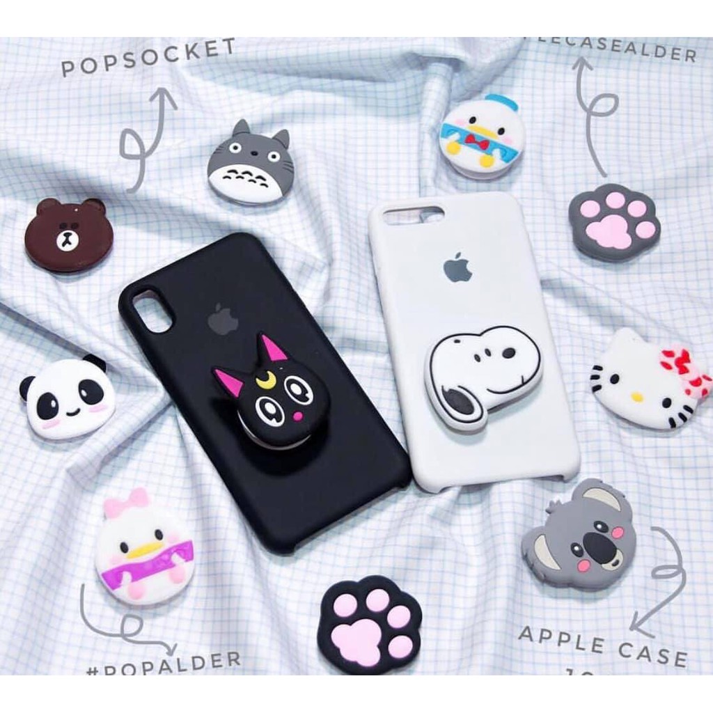 Miếng Dán Giá Đỡ Điện Thoại Popsocket Dễ Thương