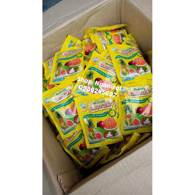 10 gói Muối Ngọc Yến 100g