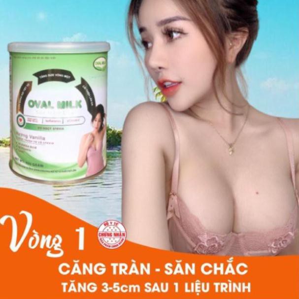 Sữa Oval Milk Tăng Vòng 1 Hiệu Quả Cân Bằng Nội Tiết Tố Nữ [ Hàng Chính Hãnh]