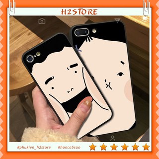 Ốp iph one hình khuôn mặt cho iph one 6 s plus 7 8 plus Xr X s max 11 11 pro max 12mini 12 pro max Se2