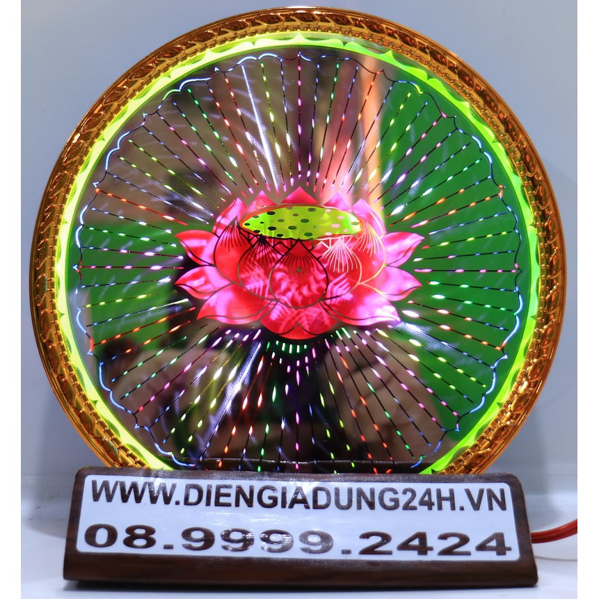 ĐÈN LED HÀO QUANG CƠ 1 TẤC 8 - HOA SEN
