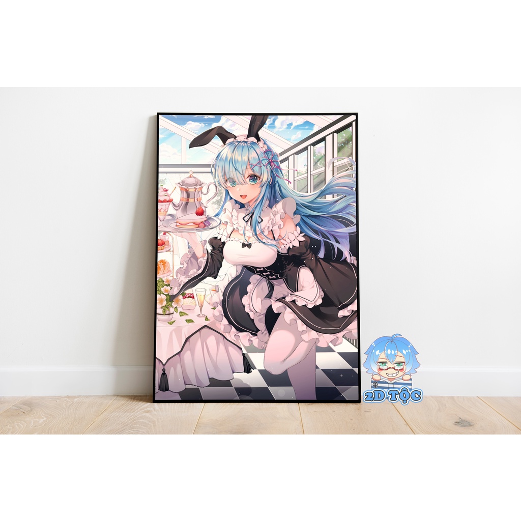 Poster A3 Rem (13) Anime Light Novel Re:Zero Kara Hajimeru Isekai Seikatsu – 2D Tộc Shop