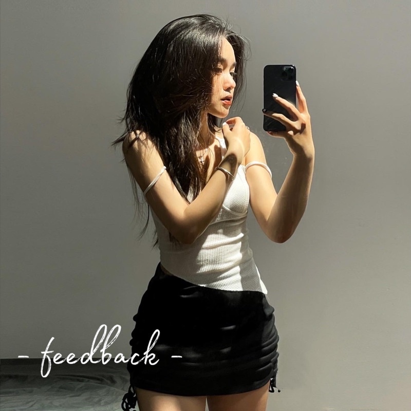 Áo thiết kế hở lưng Lily Top