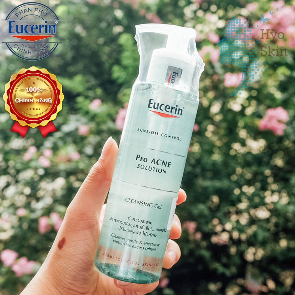 [CHÍNH HÃNG] Gel Rửa Mặt Dành Cho Da Mụn, Loại Bỏ Nhờn Ngừa Mụn EUCERIN PRO ACNE SOLUTION CLEANSING GEL