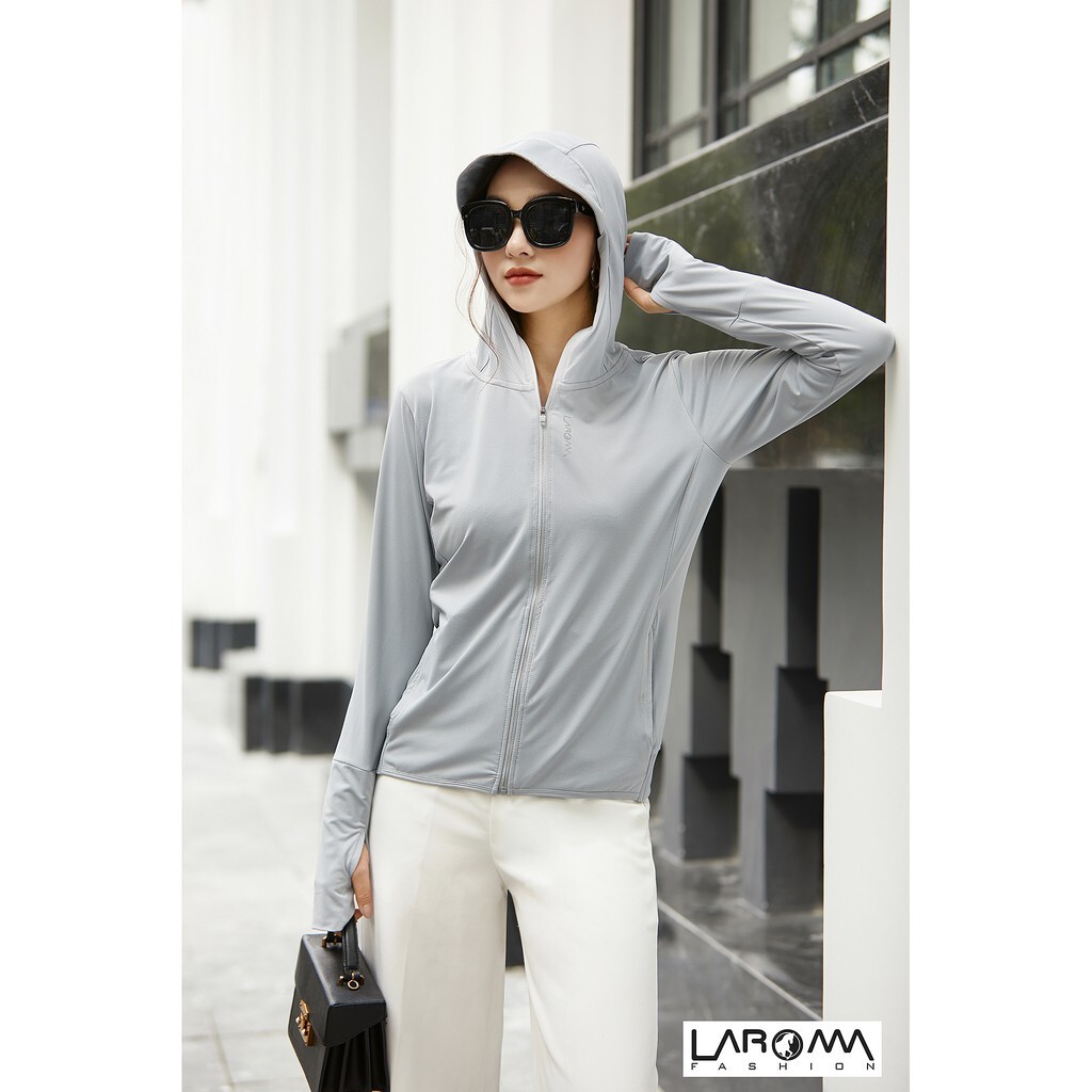 Áo chống nắng nữ Laroma Cản tia UV mềm mịn thoáng mát