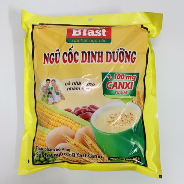 NGŨ CỐC DINH DƯỠNG B'FAST 500G (20 GÓI)