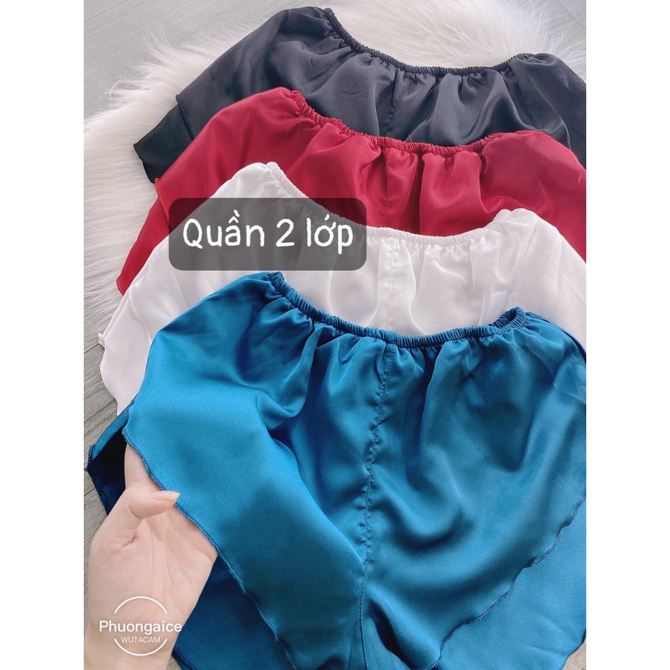 Đồ ngủ big size, bộ ngủ hai dây chất satin mêmf mịn size 67kg đổ lại- Phuongaliceshop