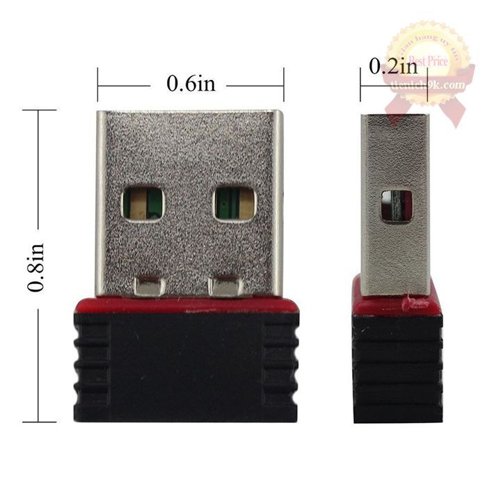 USB thu sóng wifi 802.11 NANO Không Anten cho pc laptop điện thoại tốc độ 150Mbps | WebRaoVat - webraovat.net.vn