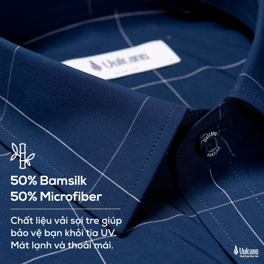 Áo Sơmi  ngắn tay CHÍNH HÃNG  Vulcano 1005