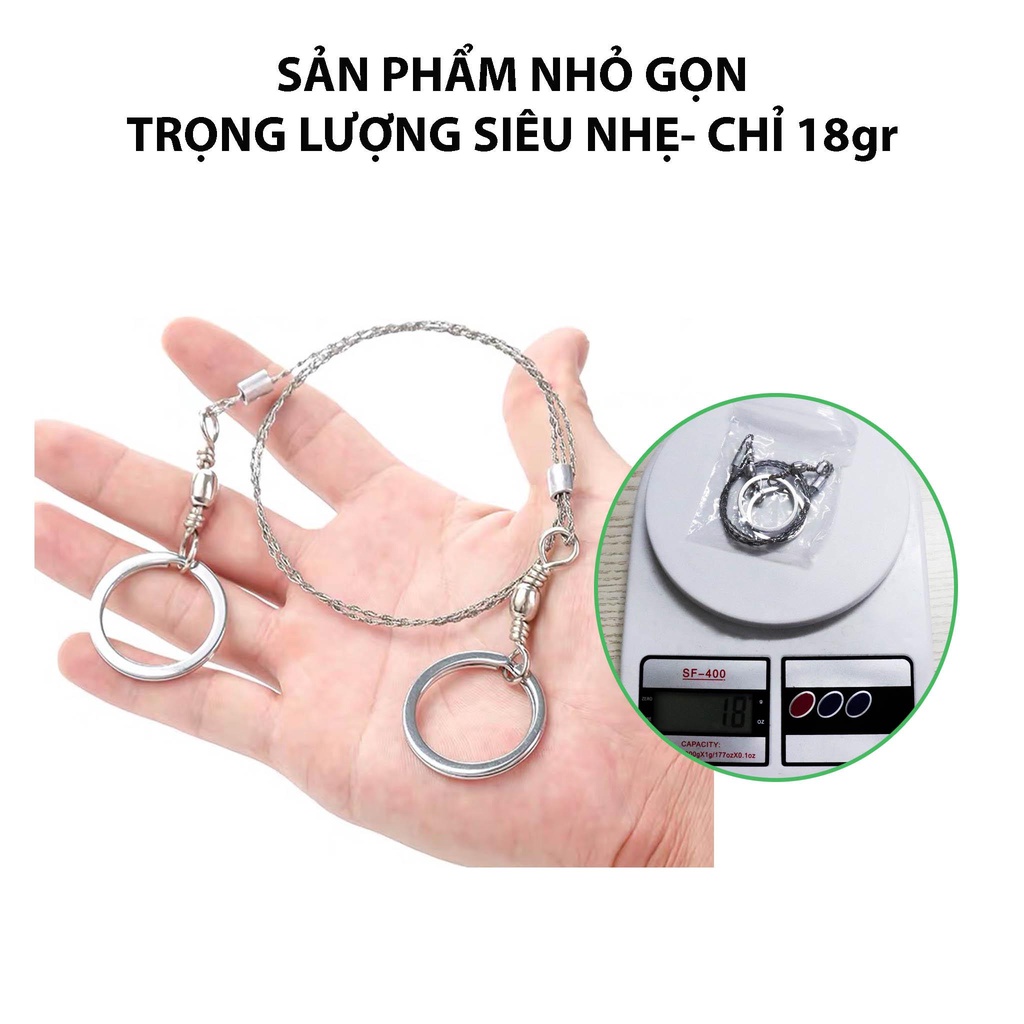 Cưa Dây Đa Năng 360 độ - Cưa Dây Sinh Tồn Tự Nhiên Không Thể Thiếu Cho Dân Phượt, Du Lịch Thám Hiểm