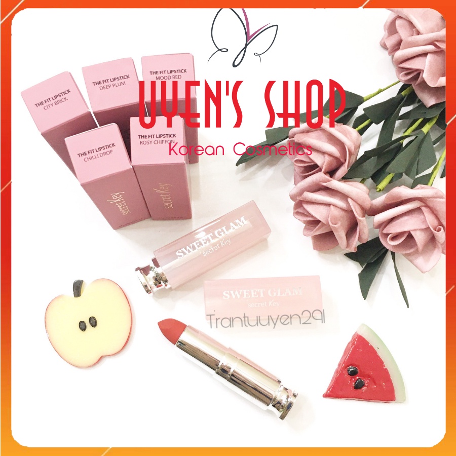 Son Thỏi Secret Key Sweet Glam The Fit Lipstick