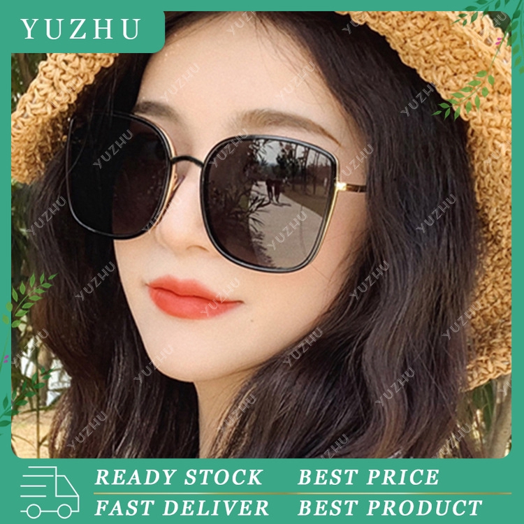 Kính Râm Gọng Vuông Lớn Chống Nắng Bảo Vệ Khỏi Tia UV Thời Trang Hàn Quốc Dành Cho Nữ