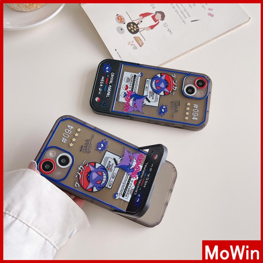 iPhone Case Acrylic Invisible Folding Stand Silicone Soft Case Airbag Shockproof Camera Cover Cartoon Cute Compatible For iPhone 11 Pro Max 13 Pro Max 12 Pro Max 7Plus xr XS Max