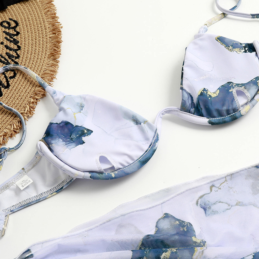 Set Đồ Tắm In Họa Tiết Quyến Rũ Dành Cho Nữ | BigBuy360 - bigbuy360.vn