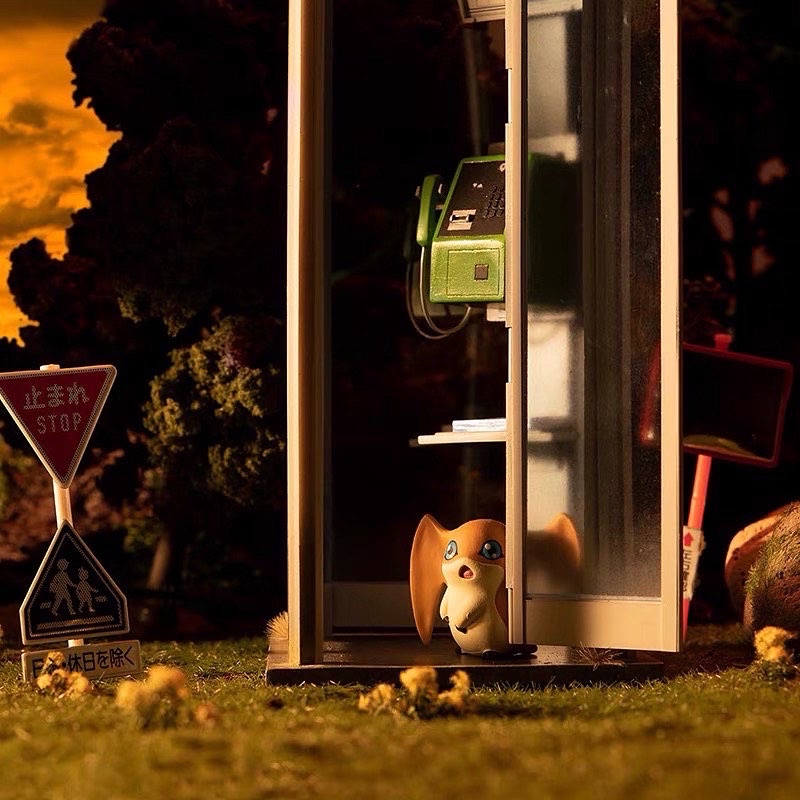 Mô hình búp bê trang trí Digimon đồ chơi Gacha