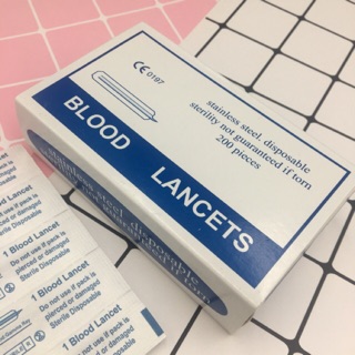 Kim Chích Mụn LOẠI 1 (Blood Lancet Hộp 200 cây) Quỳnh Nga