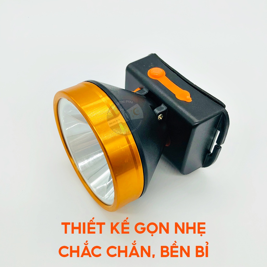 Đèn pin đội đầu siêu sáng 100W CXB A5 LED chiếu xa chống nước ánh sáng Vàng và Trắng đèn đeo đầu soi ếch dã ngoại