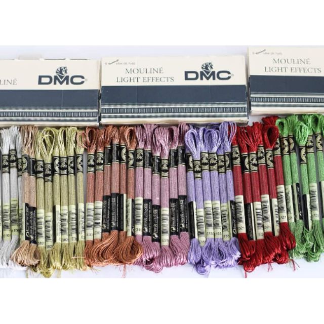 Chỉ thêu kim tuyến chính hãng DMC Pháp.Hàng có sẵn, được chọn màu