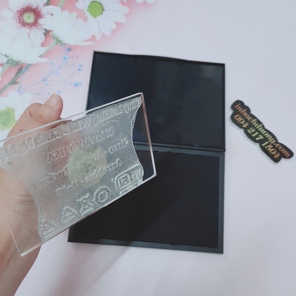 Nhận in khắc dấu cán gỗ In Bạch Dương