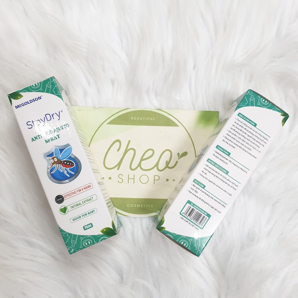 Xịt chống muỗi StayDry 70ml