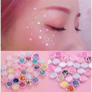 (Tặng keo dán) Nhũ mắt kim tuyến Kira Kira trang điểm makup Ullzang - Trang trí móng tay nhũ Glitter