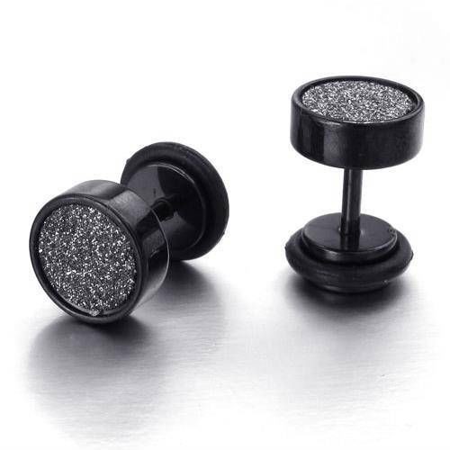 Khuyên Tai Tròn Bằng Thép Không Gỉ 316L 8mm Cá Tính Cho Nam