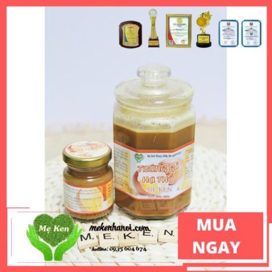 TRỨNG GÀ HẠ THỔ MẸ KEN - 500ML -  ngừa nám, tàn nhang, ngừa mụn, trắng da, mịn hồng da, dùng để xông hơ sau sinh