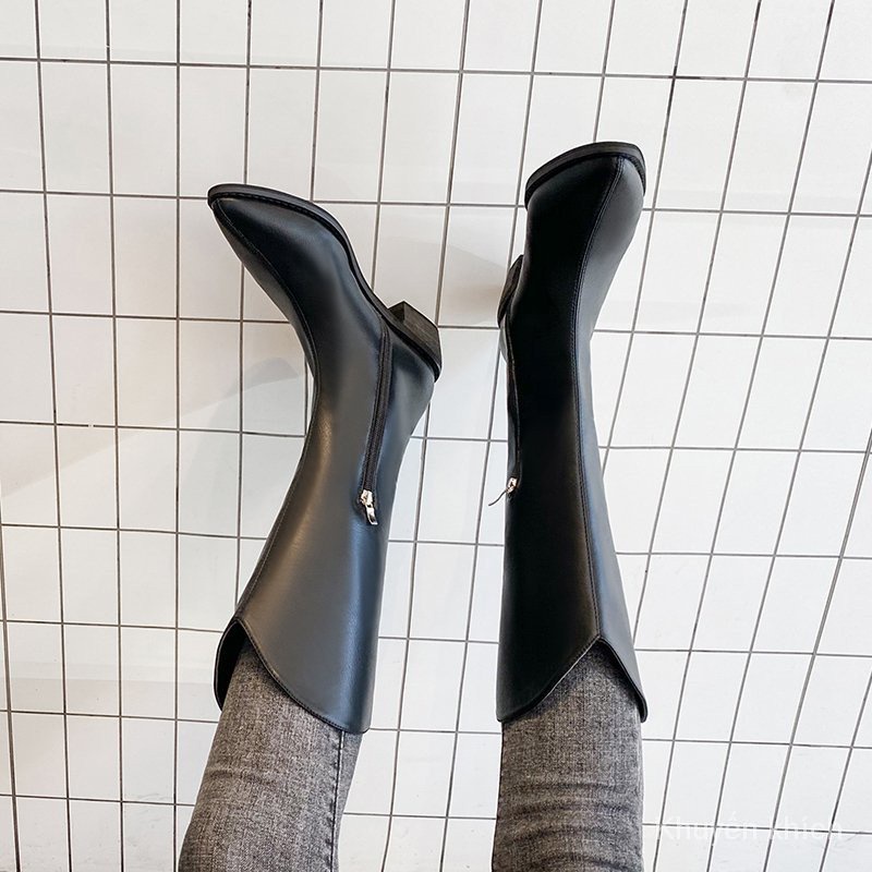 Giày bốt martin nữ phong cách Anh Quốc thoải mái thời trang 2021