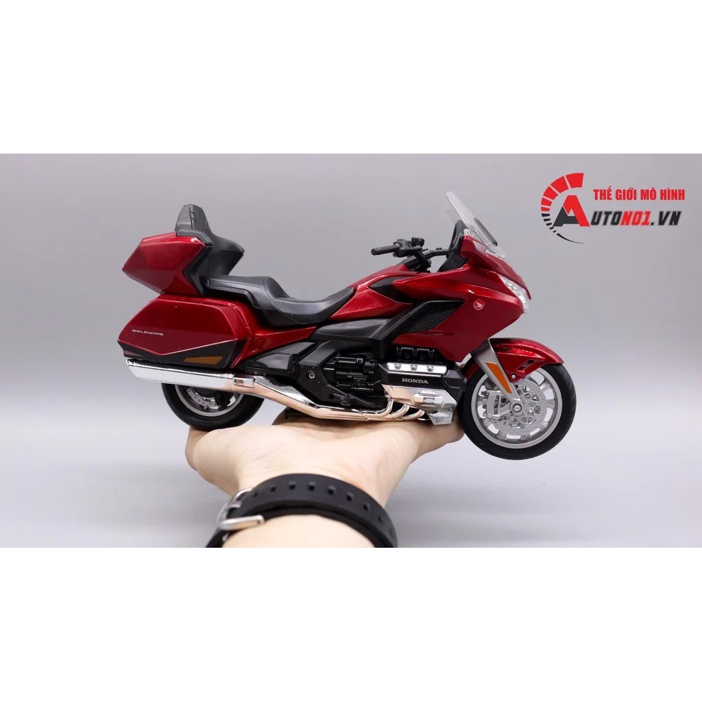 MÔ HÌNH XE HONDA GOLDWING 2020 RED 1:12 WELLY 7487