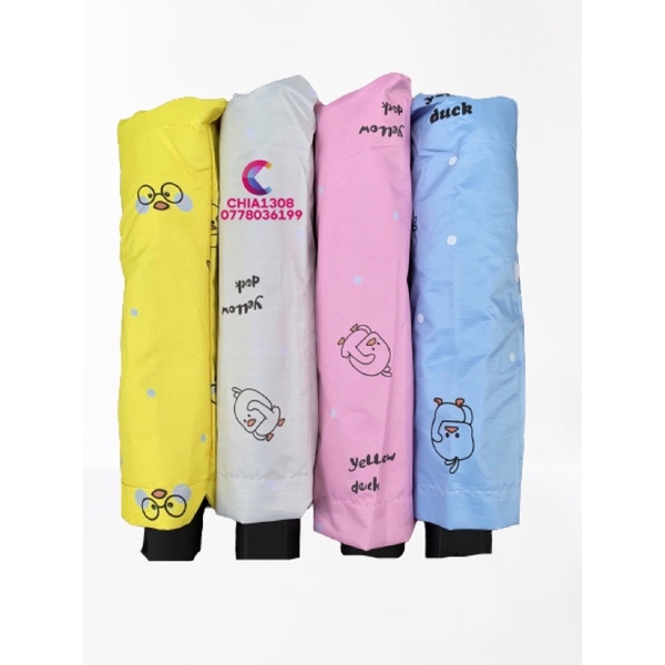Ô DÙ CHỐNG TIA UV LOẠI CHẮC CHẮN DÀY DẶN HOẠ TIẾT “CHÚ VỊT SIÊU HOT” ( sỉ ib)