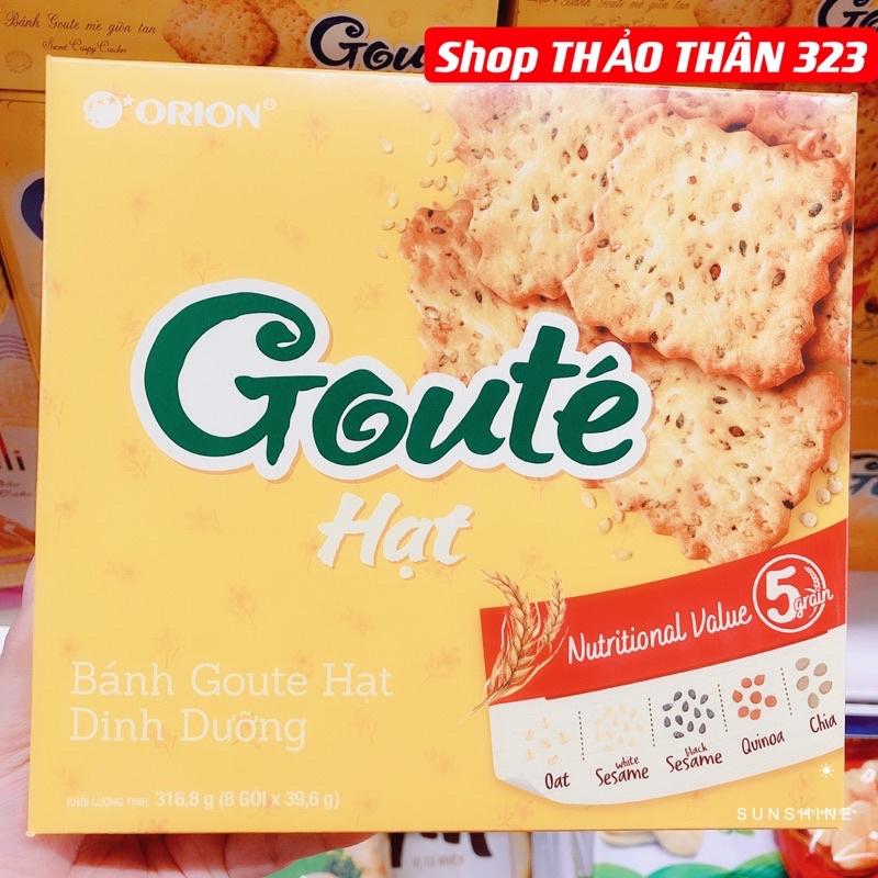 Bánh Mè Giòn Goutè Orion Hạt