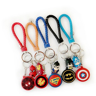 Móc chìa khóa siêu anh hùng Chibi