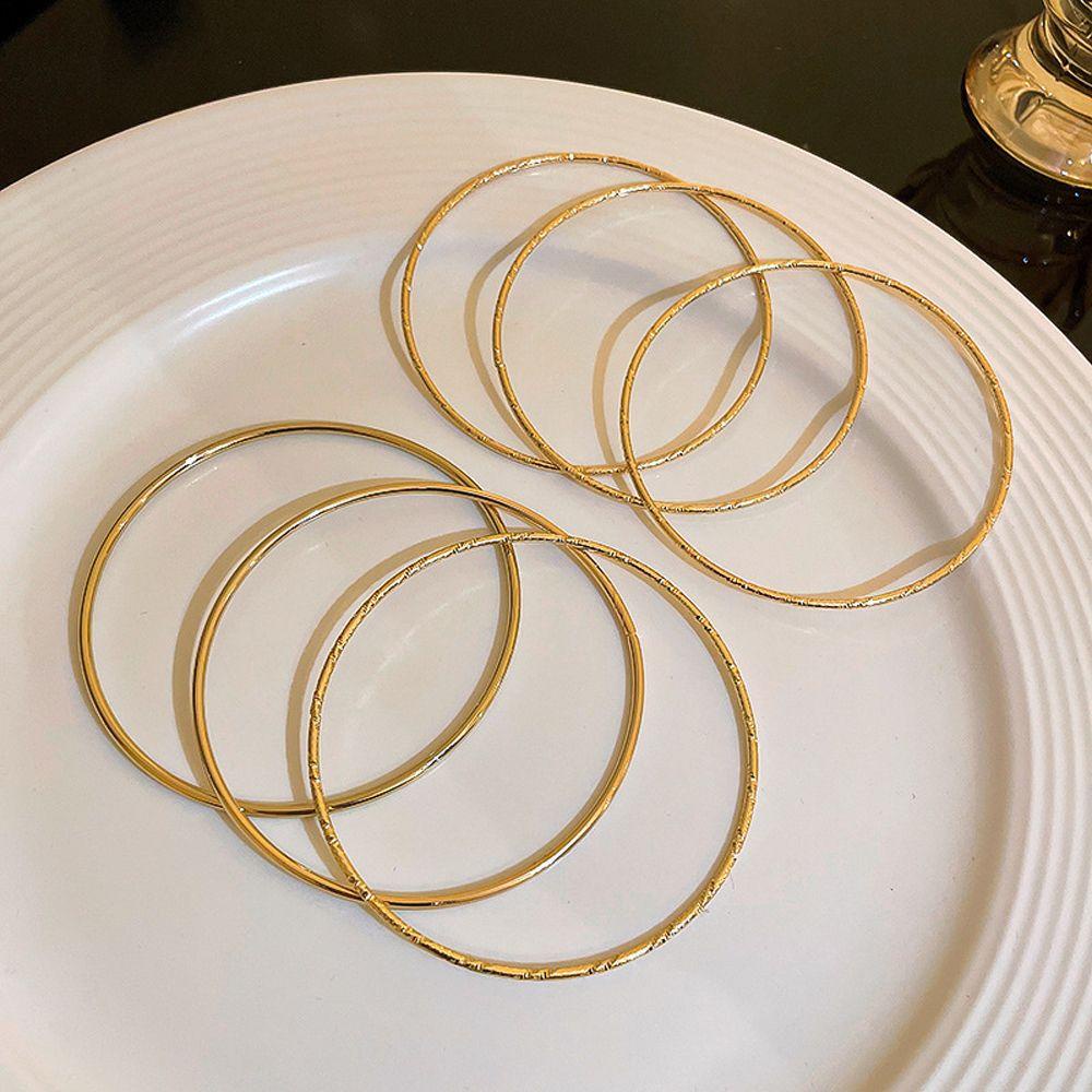 JARRED Set 8 Vòng Tay Kim Loại Nhiều Màu Sắc Phong Cách Hàn Quốc Cho Nữ