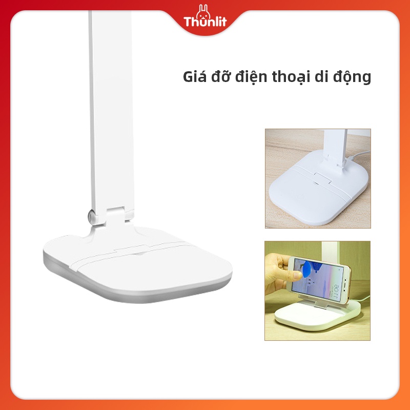 Đèn để bàn THUNLIT 2000mah 3 chế độ màu sắc