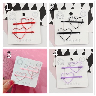 Set kẹp tóc trái tim - ngôi sao
