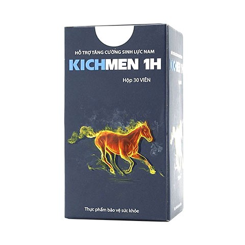 Kichmen 1H - Hỗ trợ tăng cường sinh lý nam, làm chậm quá trình mãn dục nam