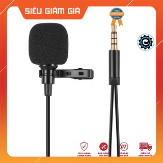 Micro mini kẹp gắn áo 3.5mm thu âm chuyên dụng cho điện thoại – laptop – dlsr – pc