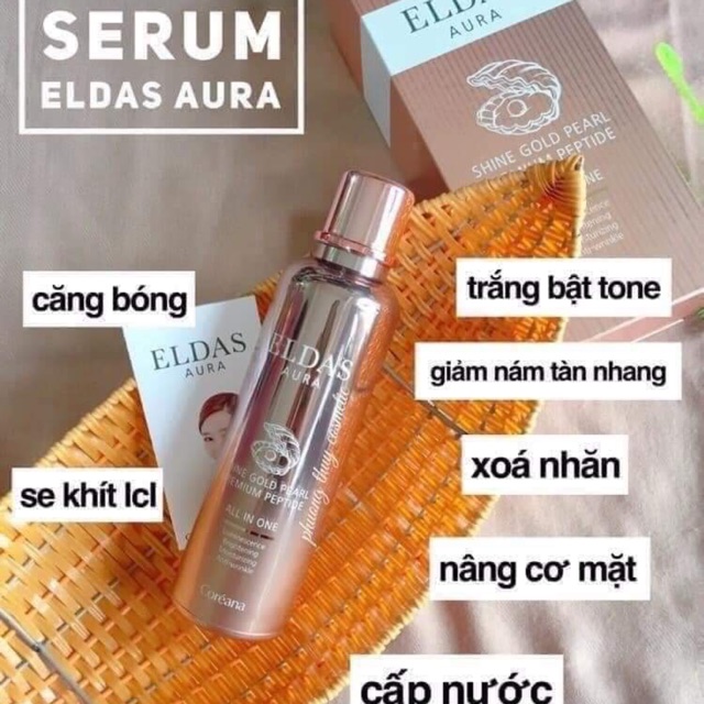 Serum ELDAS AURA - Dưỡng trắng da, chống lão hoá