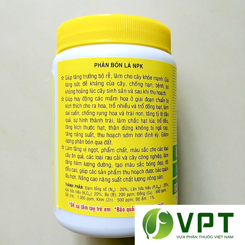 Phân Bón Lá NPK 20-20-20 + TE Của Growmore Loại 100g
