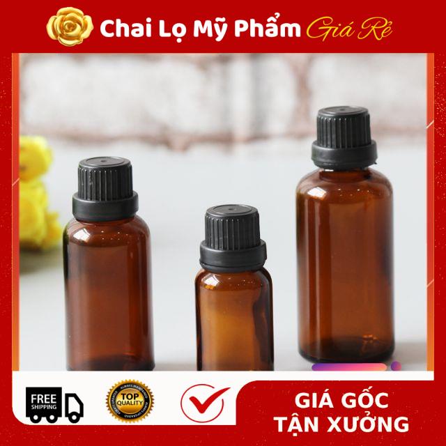 Lọ Chiết Serum ❤ RẺ VÔ ĐỊCH ❤ [50ml,100ml] Lọ đựng tinh dầu thủy tinh nắp vặn đen nhỏ giọt 50ml,100ml chiết serum .