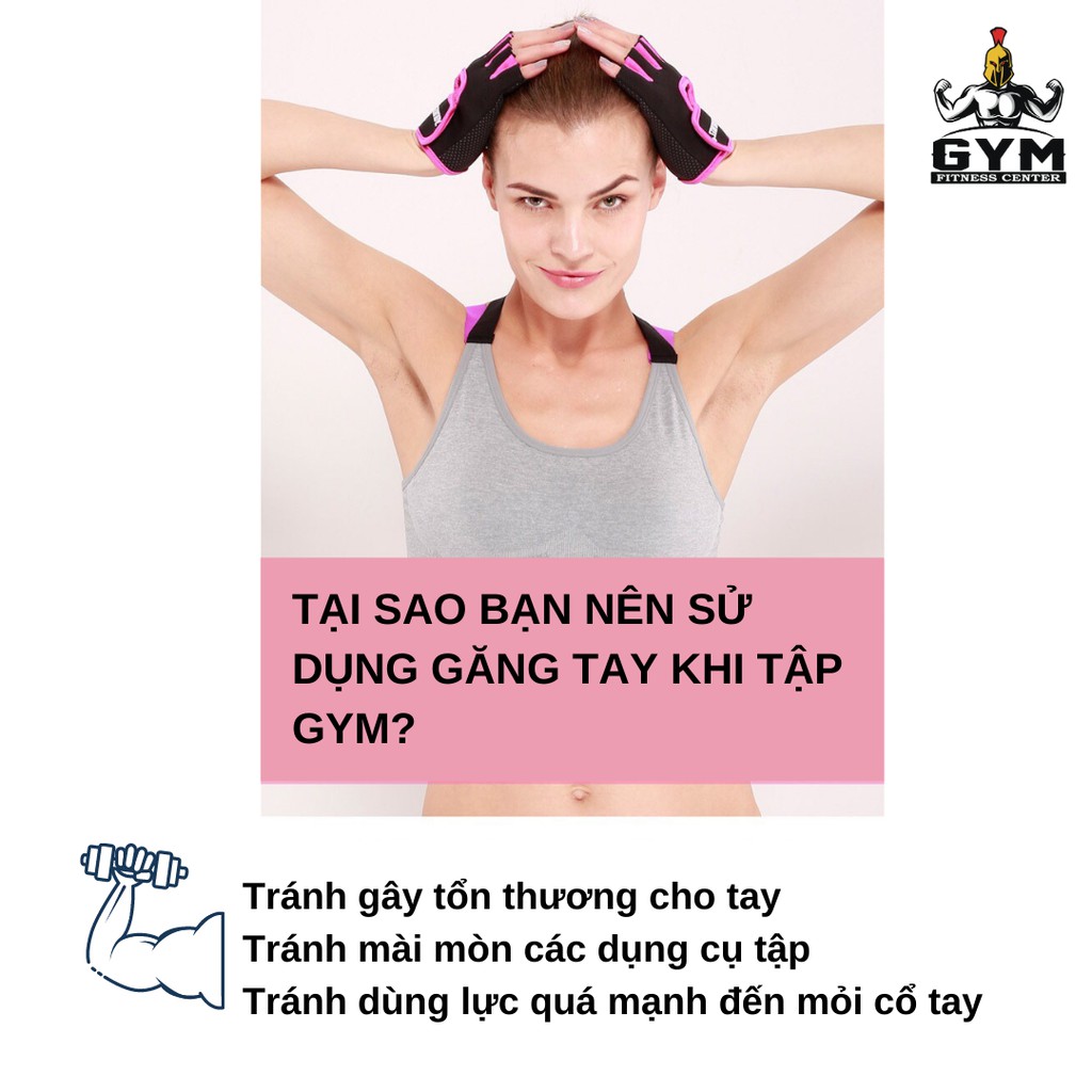 Bao Tay Thể Thao, Găng Tay Thể Thao Nửa Ngón Tập Gym, Chống Trượt Aolikes AL1678 (1 đôi)